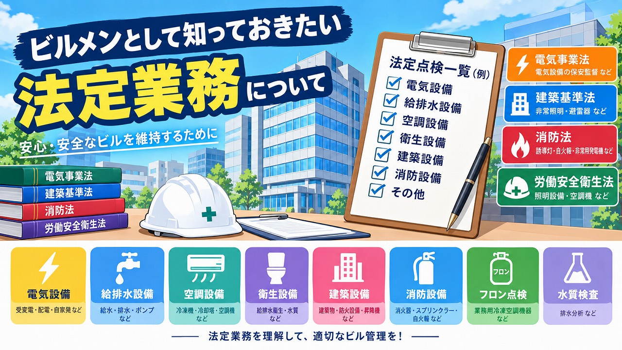 ビルメン法定点検一覧